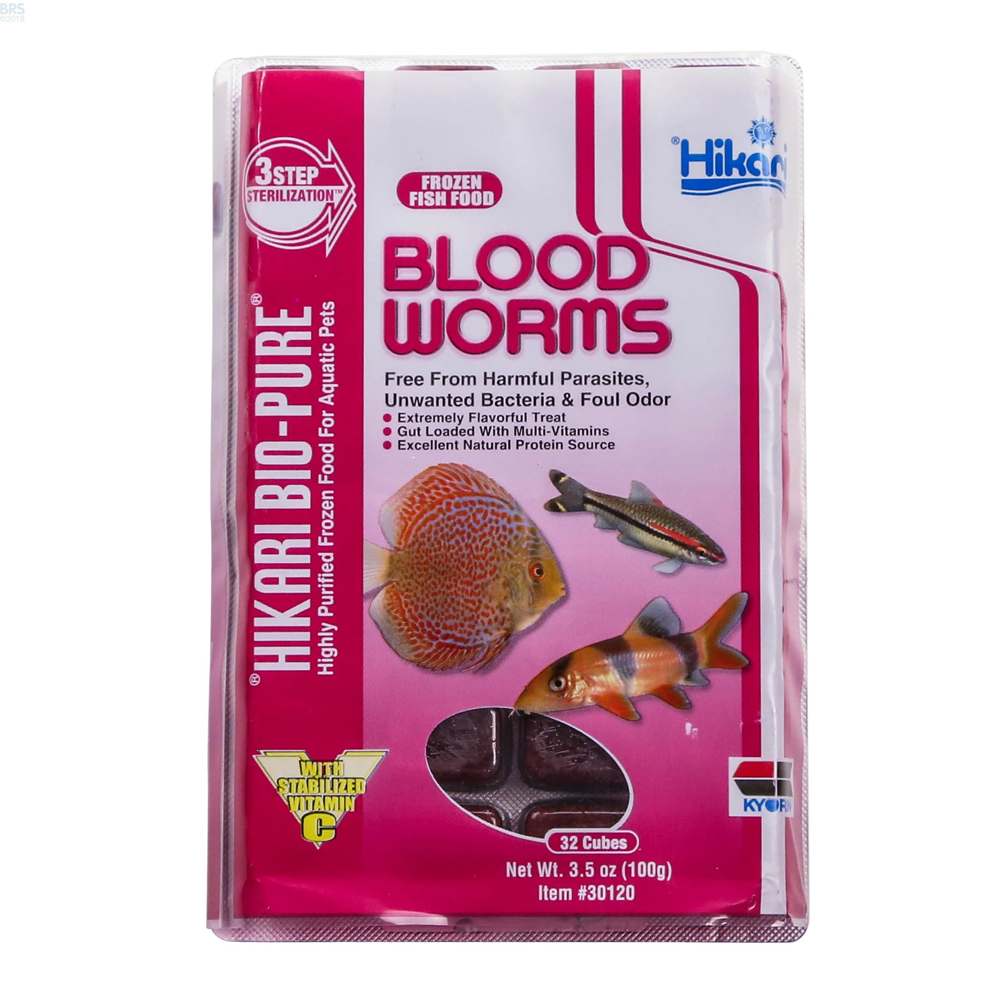 Bio-Pure Frozen Blood Worms - Hikari - Bulk Reef Supply